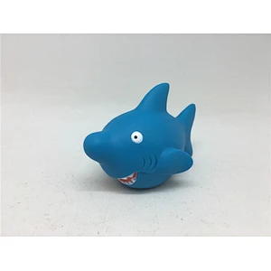 Purple Color Happy Shark Bath Toys Sand Playing Toy for Kids