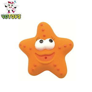 Vinyl Ocean Plastic BB sound sea star plastic animal toy
