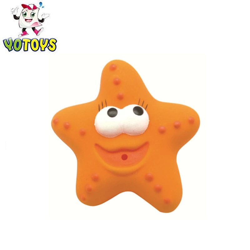 Vinyl Ocean Plastic BB sound sea star plastic animal toy