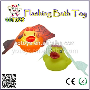 Creative weighted floating LED duck / wedding rubber duck for sale