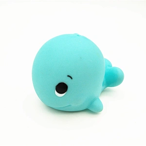Eco-friendly squirting shale PVC bath toy for kids