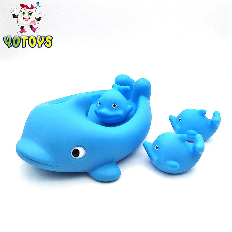 2018 newest Water Squirter Fish Bath Toys, high quality plastic bath sea animal toy sets