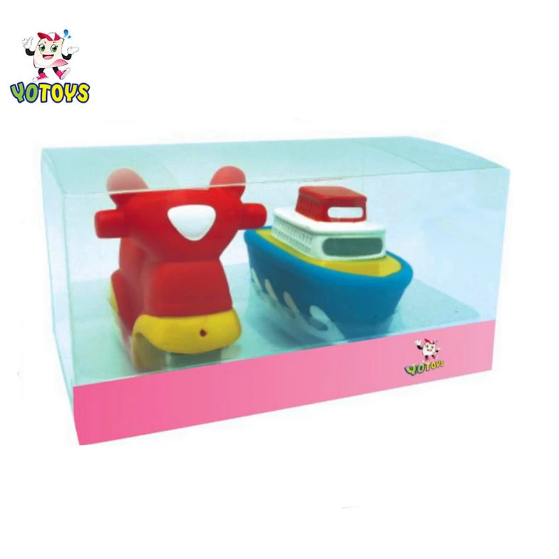 Squirting Motorcycle and Ship Bath Summer Water Toys 2pcs Pack