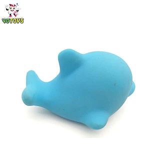 Plastic Rubber Figure Toy OEM Sea Animal Dolphin Bath Toy PVC Animal Toy