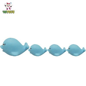 OEM cute Bathtub Friends Classic Toys Rubber Race Kids toy Animal family toys set