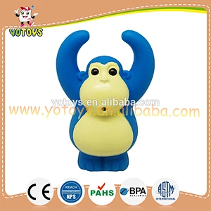 Non-phthalate kids plastic bath squirting toy monkey