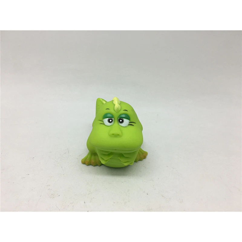 Blue Color Sitting Rubber Hippo Bath Toy