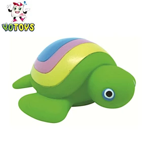 Mold Free Bath Buddy Orange Crab Water Squirter Baby Toy