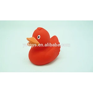Squeaky Eco-friendly Rubber toy duck for baby/ rubber duck toy/ bathing rubber toy