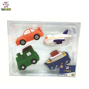 Promotional PVC Baby Toy Cute Bath Toy Set bath boat toy style Wholesale Vinyl Toy for Kids