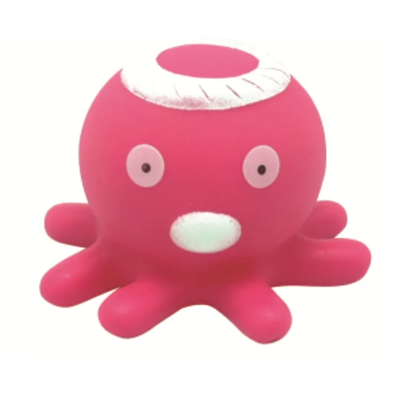 Orange Squirt Crab Rubber Baby Bath inflatable crab
