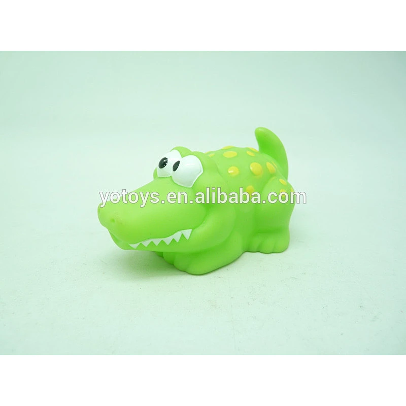 Lovely mixed animals colorful soft rubber float squeeze sound bathing toy for baby