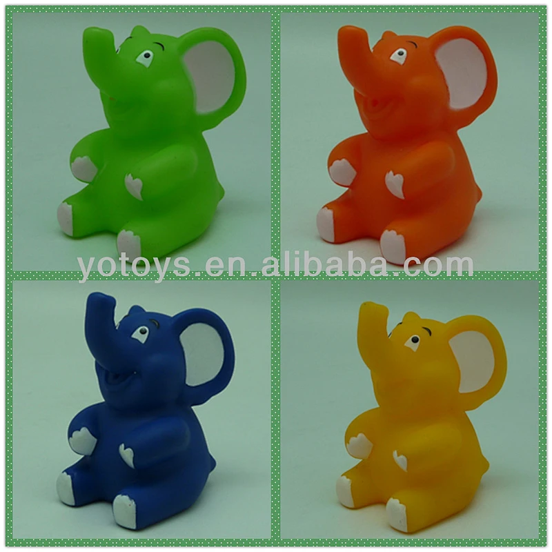 Educational Elephant baby shower rubber toys