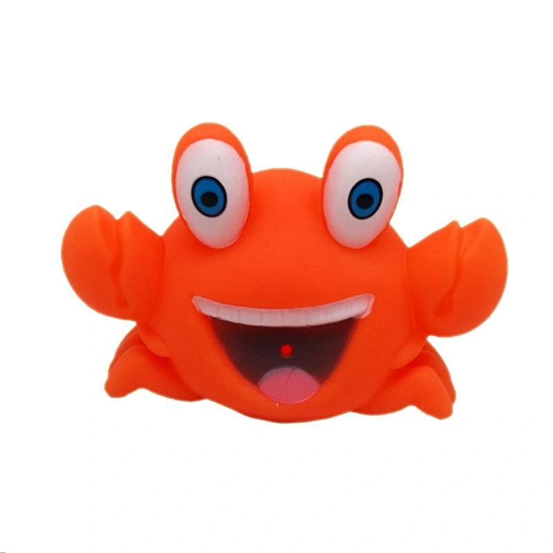 Happy Crab Educational baby shower rubber toys