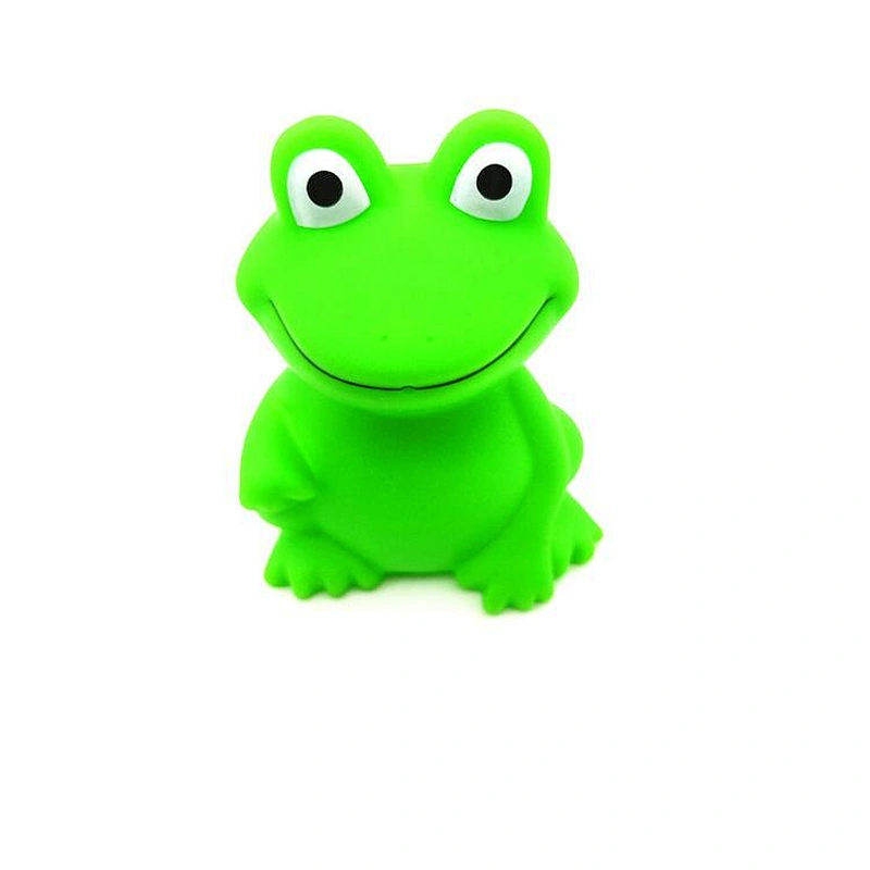 PVC Frog Toy,squeaky toy plastic frogs for baby,cheap promotion gifts for kids