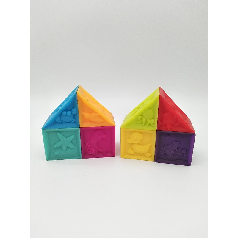 Funny Hot Sale Rubber Block Toy