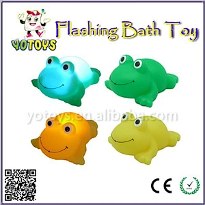 LED light up toy frog,Led flashing frog, plastic frog with LED