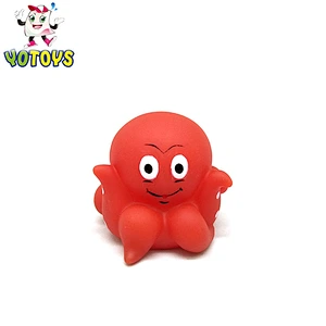 Fast selling Rubber OEM Sea Animal Changing Color Vinyl Toys for baby bathing play