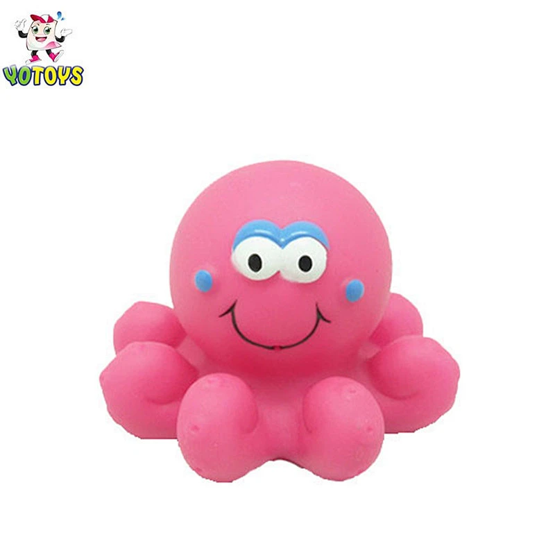 Spraying Water Mini Cute Octopus New Vinyl Sea Animal Toy for Children