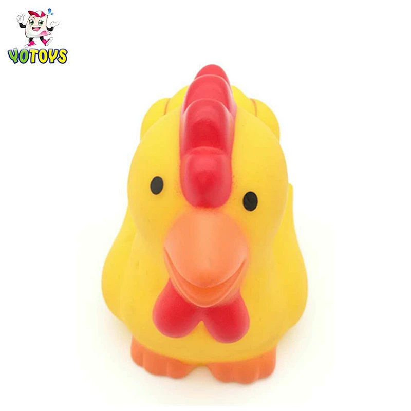 Eco-friendly Rubber Animal Cock Style Vinyl Shower Baby Toy
