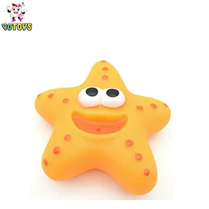 Baby Shower Toy Sea Animal Mini Starfish Shape Bath PVC Toy