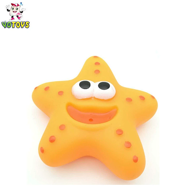 Baby Shower Toy Sea Animal Mini Starfish Shape Bath PVC Toy