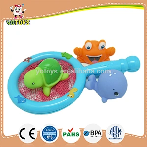 pvc bath toys, fishnet set Sports Toy,toys for kids educational