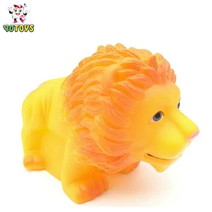 Guangdong DongguanNew Arrival Rubber Baby Wild Animal Lion Style Kid Toy