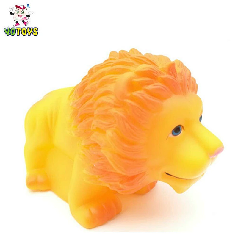 Guangdong DongguanNew Arrival Rubber Baby Wild Animal Lion Style Kid Toy