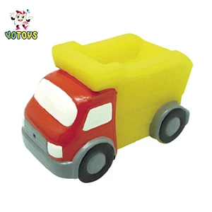 Wholesale Plastic Safety Baby Yellow Color Truck Toy