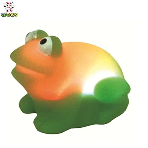 Flashing Rubber Animal Toy Kinds LED Toy Battery Operated Toy