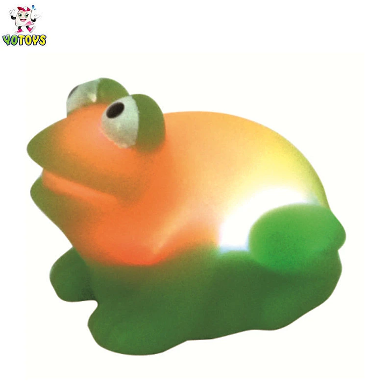 Flashing Rubber Animal Toy Kinds LED Toy Battery Operated Toy