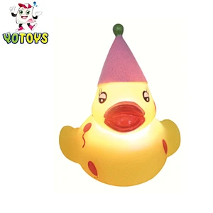 Factory Direct Custom LED flashing Light up bath toy
