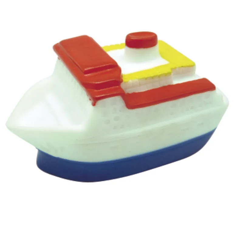 2018 mini white and blue ship Vinyl vehicle toys
