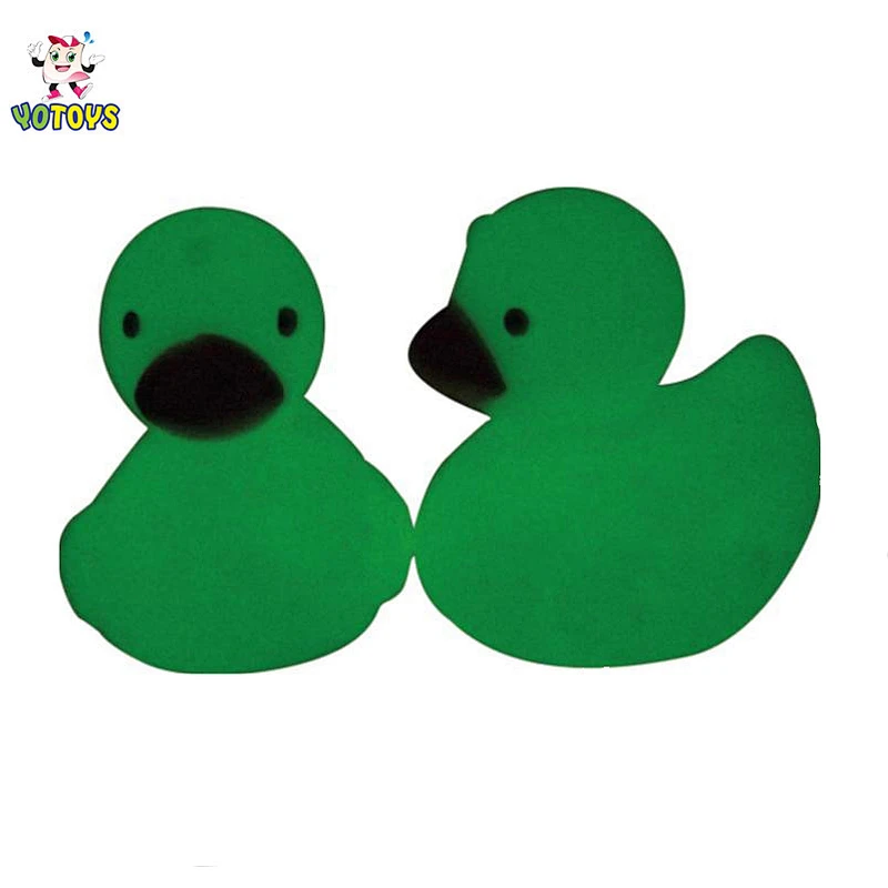 New Design Custom Glow in the Dark Rubber Duck Bath Toy