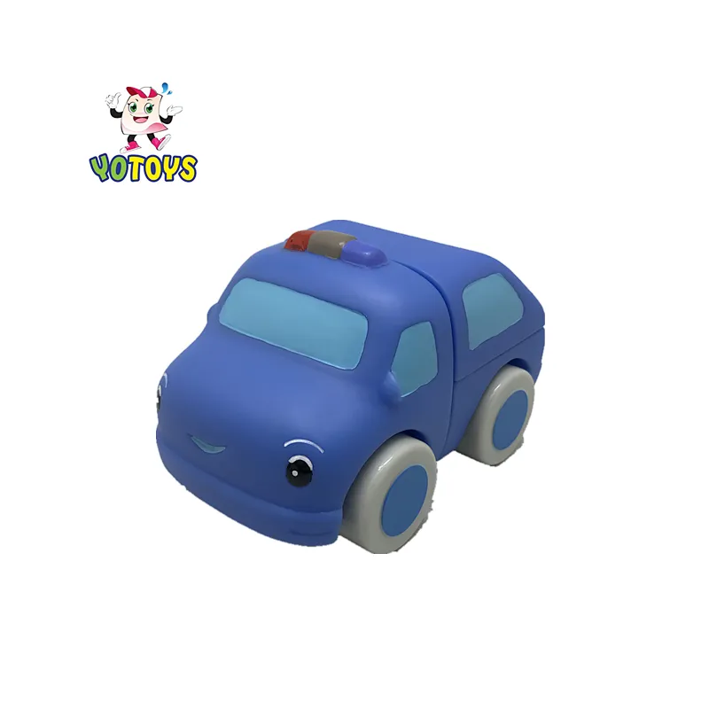 Plastic Blue Fire and Police Truck Toy for Kids,funny education toy gift for children