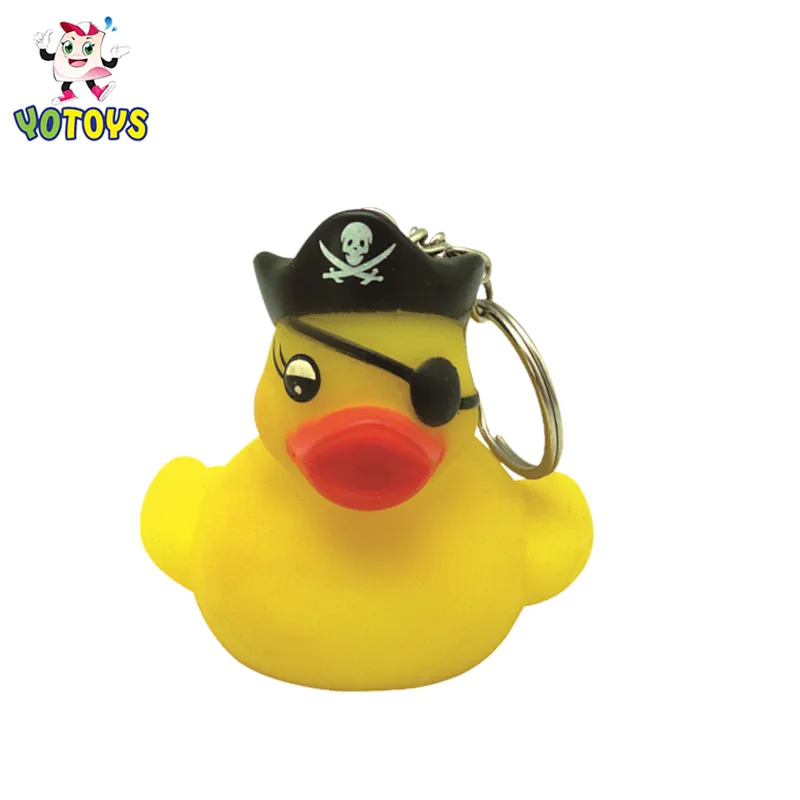 Cheap  Custom  high quality made Metal Keychain Gifts  Plastic Rubber Duck Kid toys