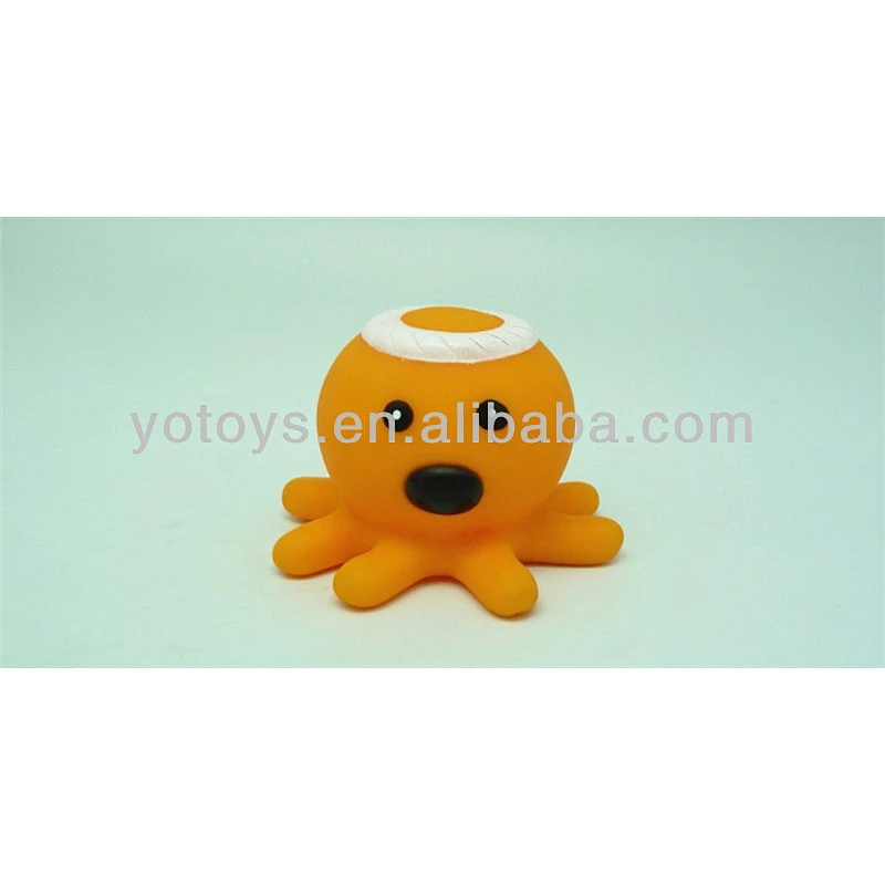 Baby Bathing Squirting Soft plastic rubber octopus toys Bath Toy