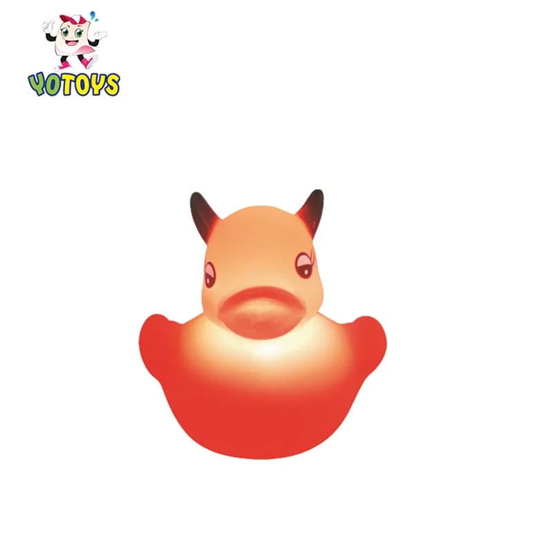 OEM plastic boys toy water game, LED flashing Light up frog  baby bath toy