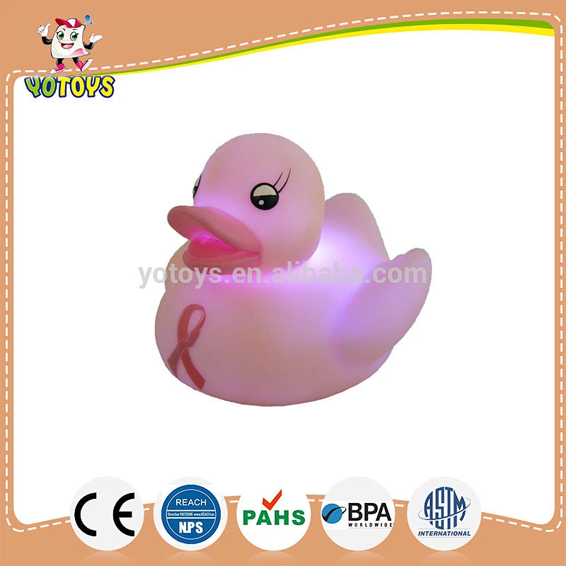 YTFT047 light up bath duck/plastic duck/led baby toy