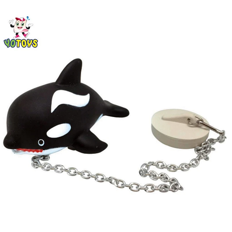 High Quality Rubber Shark Animal Shower Water Stopper