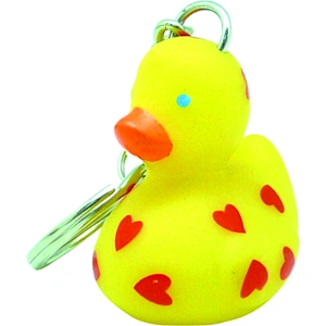 Hot Selling Floating Rubber Keychain with Bridegroom Wedding Duck Toy