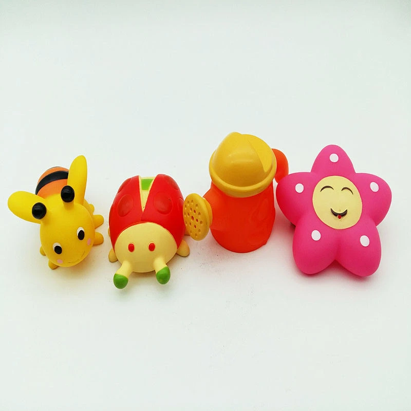 bath safety honey bee rubber insect toys