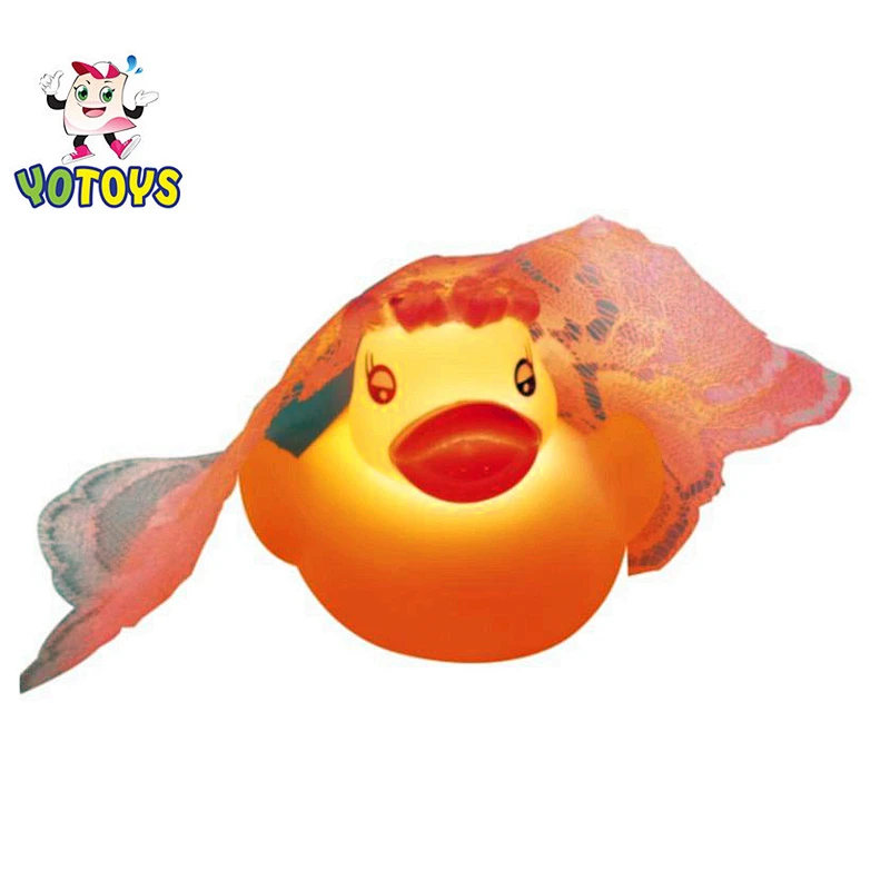 Children's Day Gift Color Change Flashing Party Duck Bath Toys