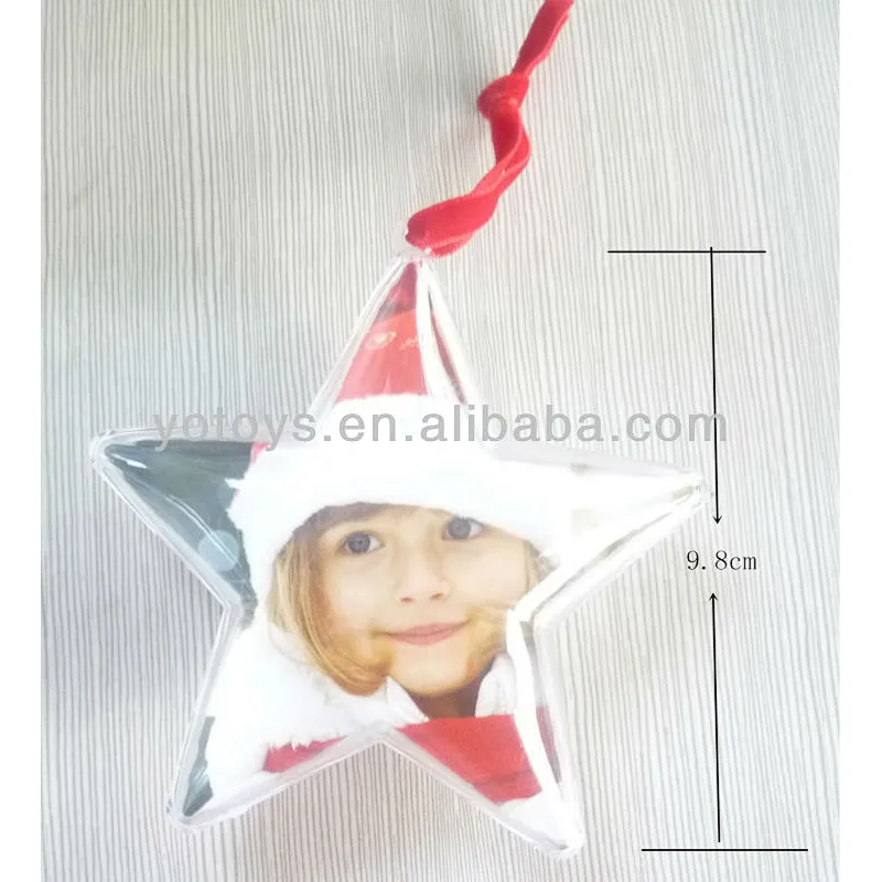 Customized Christmas Photo Frames for the sale of star shaped shapes