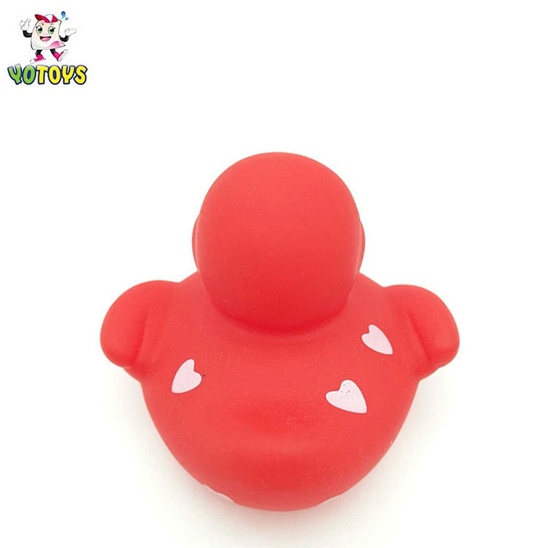 Promotion Colorful Floating And Squirting Bath Toy Plastic Duck for Baby