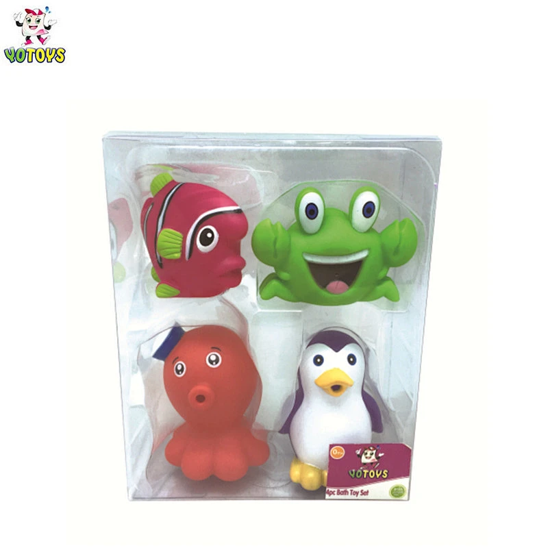 Promotional PVC Baby Toy Cute Bath Toy Set bath boat toy style Wholesale Vinyl Toy for Kids