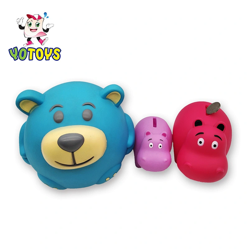 Hot sale custom vinyl bear animal money bank