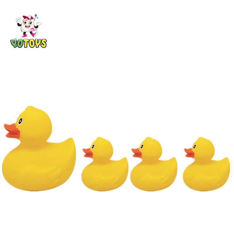 OEM cute Bathtub Friends Classic Toys Rubber Race Kids toy Animal family toys set
