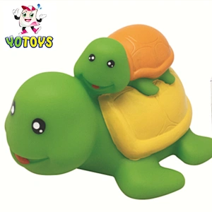 rubber bath toy floating duck family
